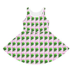 Anxiety World Tour Girls' Sleeveless Sundress (AOP)