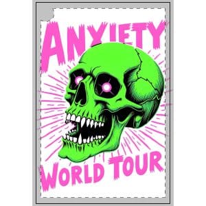 Anxiety World Tour Golf Towels