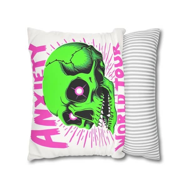 Anxiety World Tour Faux Suede Square Pillowcase - Image 12