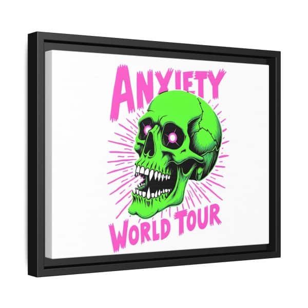 Anxiety World Tour Matte Canvas, Framed (Multi-color) - Image 10