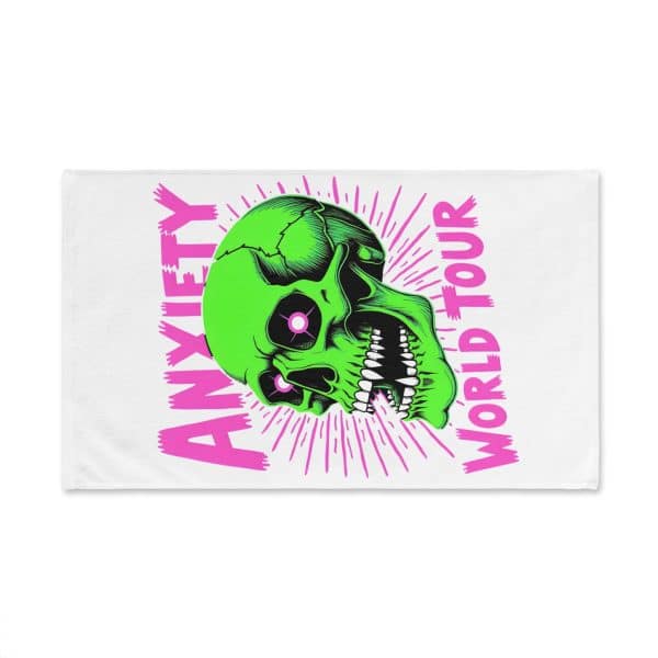 Anxiety World Tour Hand Towel - Image 2