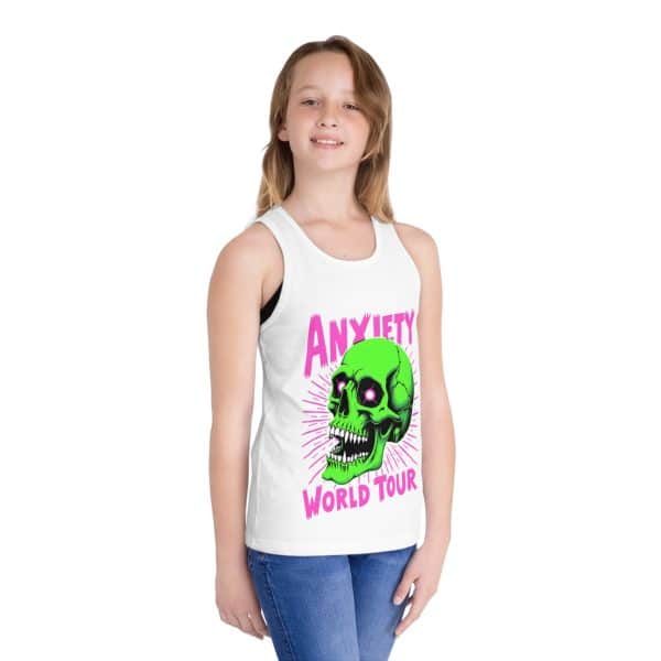 Anxiety World Tour Kid's Jersey Tank Top - Image 3