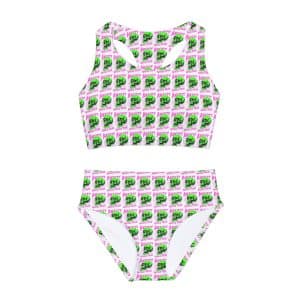 Anxiety World Tour Girls Two Piece Swimsuit (AOP)