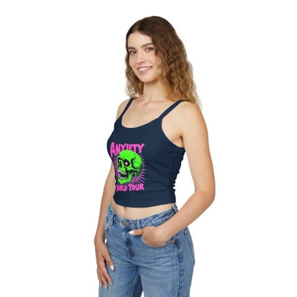 Anxiety World Tour Women's Spaghetti Strap Tank Top - Image 20
