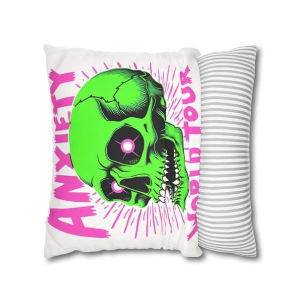Anxiety World Tour Faux Suede Square Pillowcase - Image 10
