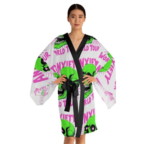 Anxiety World Tour Long Sleeve Kimono Robe (AOP) - Image 5