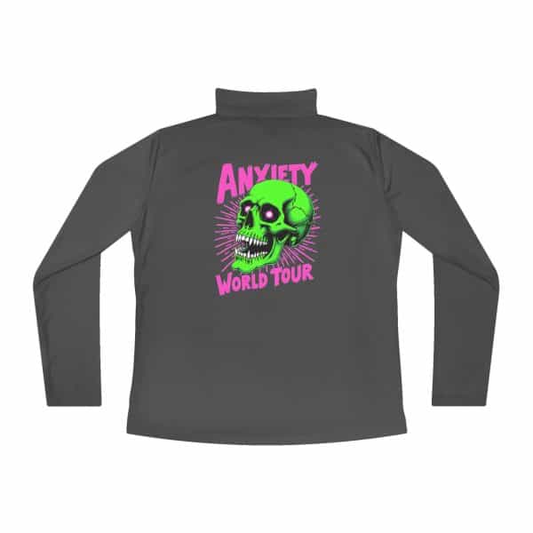Anxiety World Tour Ladies Quarter-Zip Pullover - Image 5