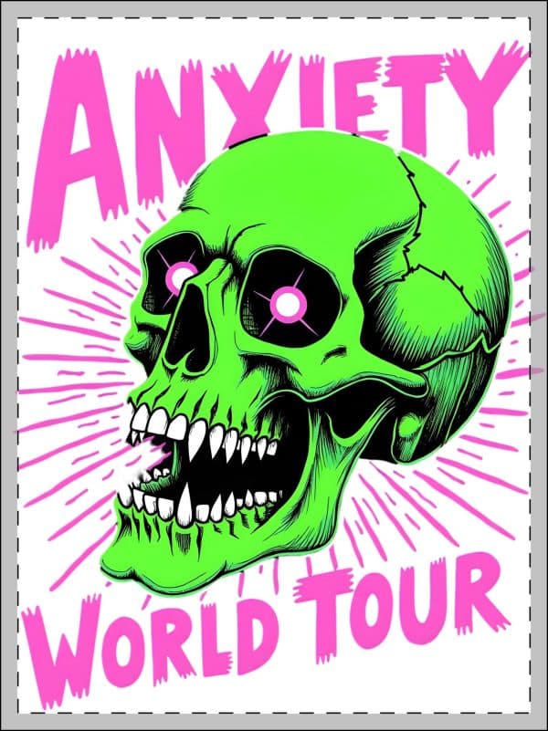 Anxiety World Tour Framed Poster, Multi-Color - Image 14