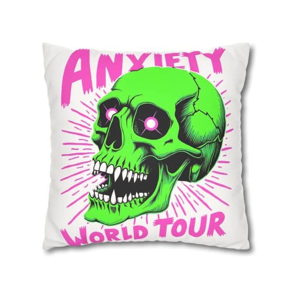 Anxiety World Tour Faux Suede Square Pillowcase - Image 11