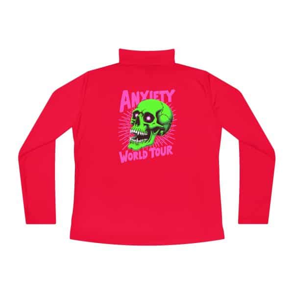 Anxiety World Tour Ladies Quarter-Zip Pullover - Image 23
