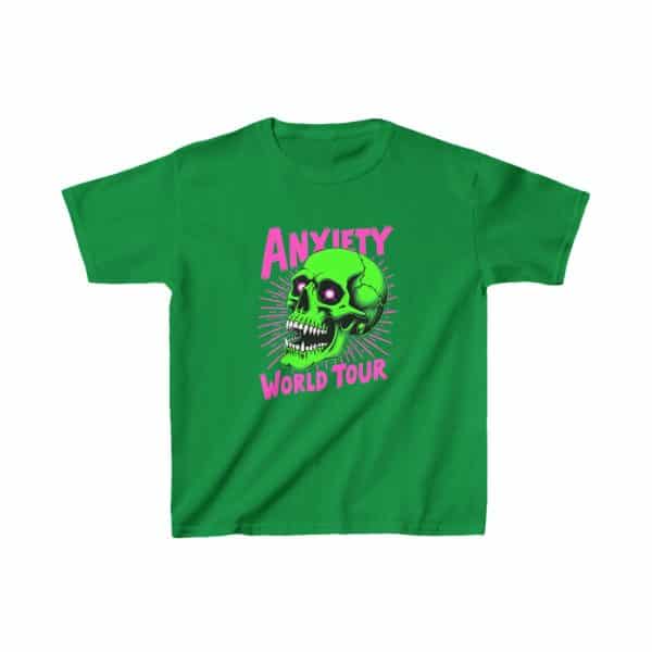 Anxiety World Tour Kids Heavy Cotton™ Tee - Image 5