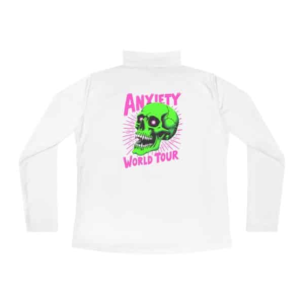 Anxiety World Tour Ladies Quarter-Zip Pullover - Image 2