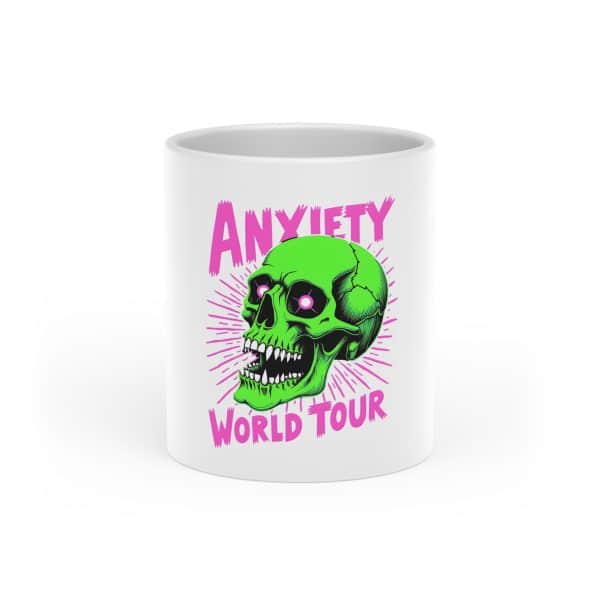 Anxiety World Tour Heart-Shaped Mug
