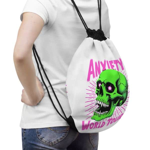 Anxiety World Tour Drawstring Bag - Image 4
