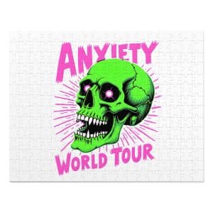 Anxiety World Tour Jigsaw Puzzle with Tin