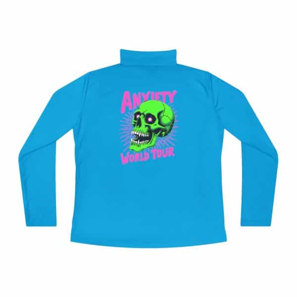 Anxiety World Tour Ladies Quarter-Zip Pullover - Image 14