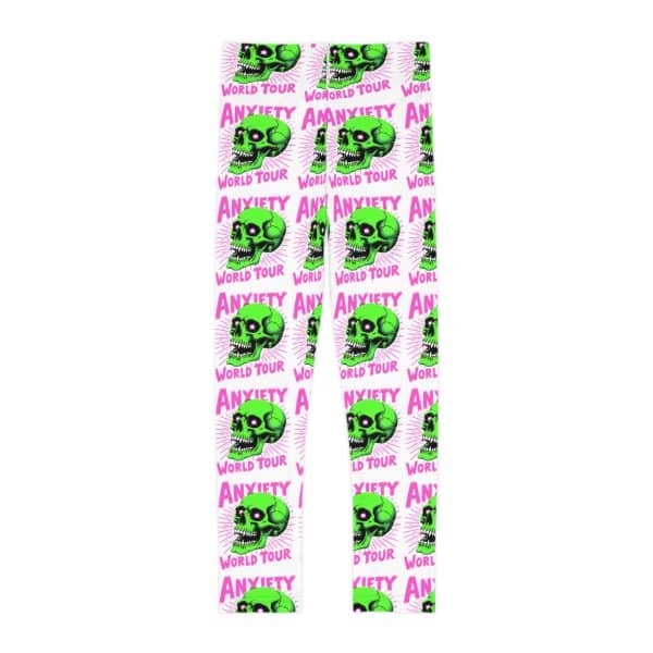 Anxiety World Tour Kids Leggings (AOP) - Image 2