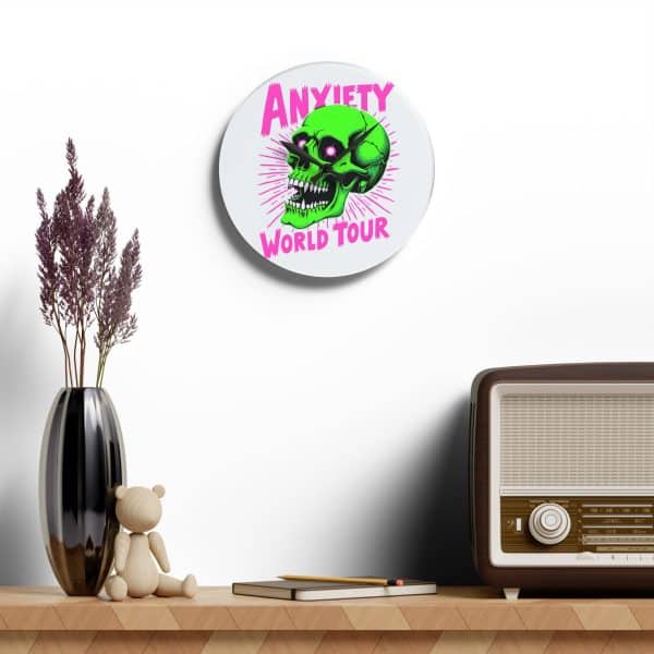 Anxiety World Tour Acrylic Wall Clock - Image 12