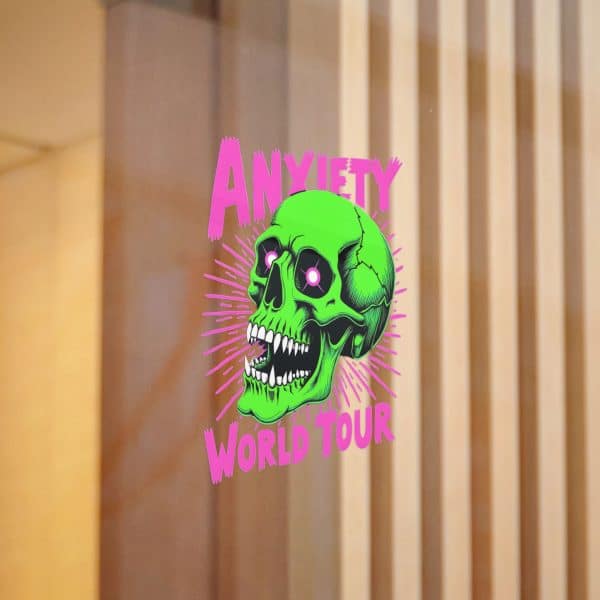 Anxiety World Tour Die-Cut Stickers, (DTF) - Image 6