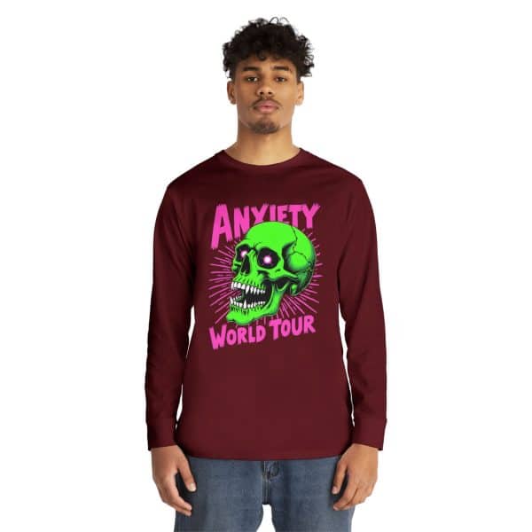 Anxiety World Tour Long Sleeve Crewneck Tee - Image 39