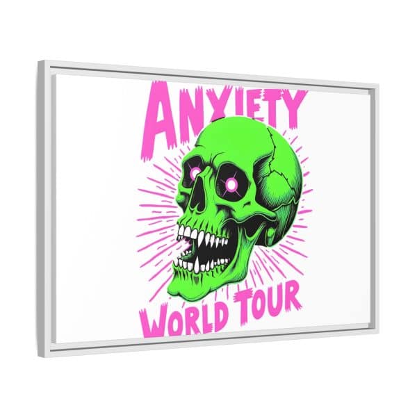 Anxiety World Tour Matte Canvas, Framed (Multi-color) - Image 102