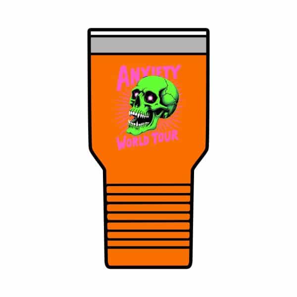 Anxiety World Tour Insulated Tumbler, 30oz - Image 9