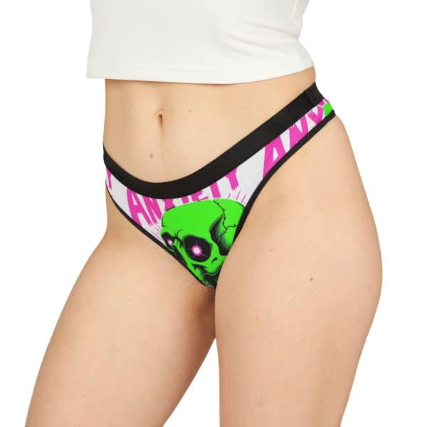 Anxiety World Tour Women's Thongs (AOP) - Image 4