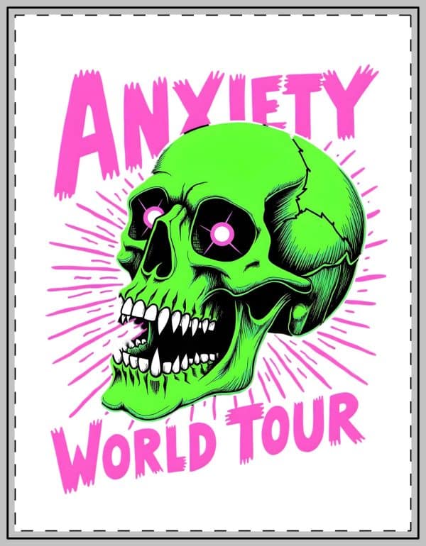 Anxiety World Tour Custom Shape Magnets - Image 8