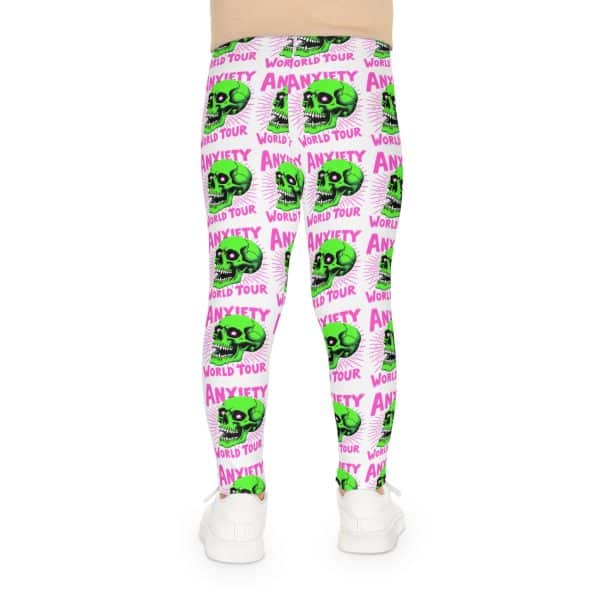 Anxiety World Tour Kids Leggings (AOP) - Image 4