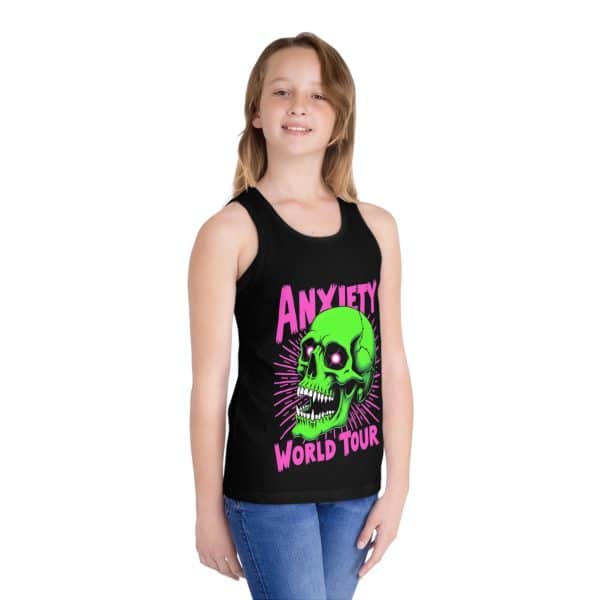 Anxiety World Tour Kid's Jersey Tank Top - Image 6
