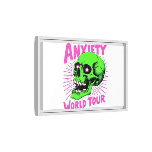 Anxiety World Tour Matte Canvas, Framed (Multi-color) - Image 222