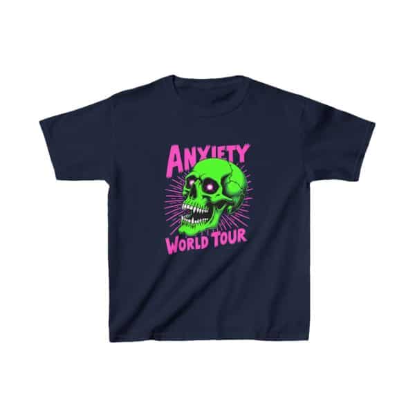 Anxiety World Tour Kids Heavy Cotton™ Tee - Image 11