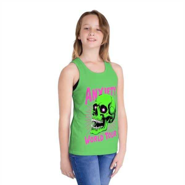 Anxiety World Tour Kid's Jersey Tank Top - Image 9