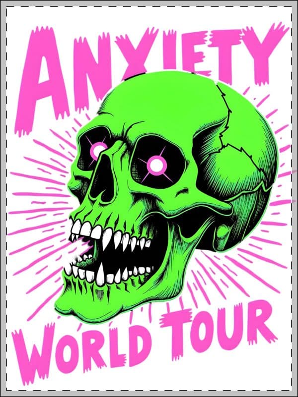 Anxiety World Tour Framed Poster, Multi-Color - Image 18