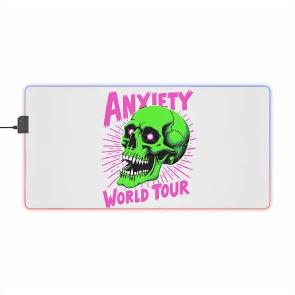 Anxiety World Tour LED Gaming Mouse Pad - Image 5