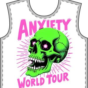 Anxiety World Tour Men's Crewneck Sweatshirt (AOP)