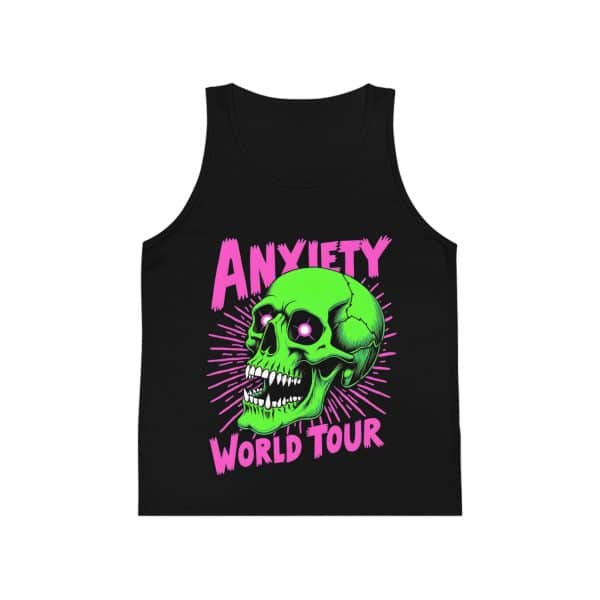 Anxiety World Tour Kid's Jersey Tank Top - Image 4