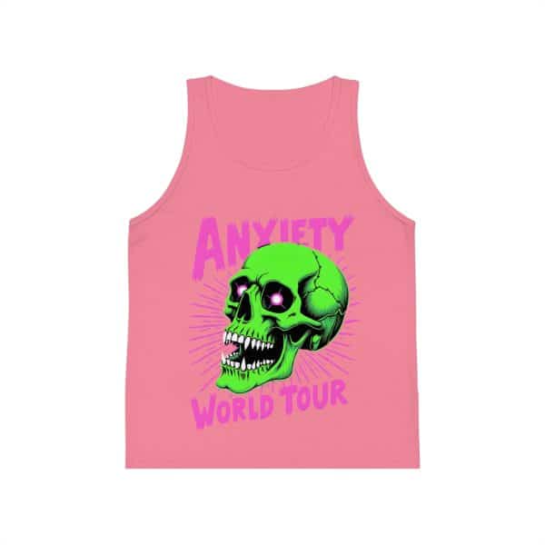 Anxiety World Tour Kid's Jersey Tank Top - Image 13