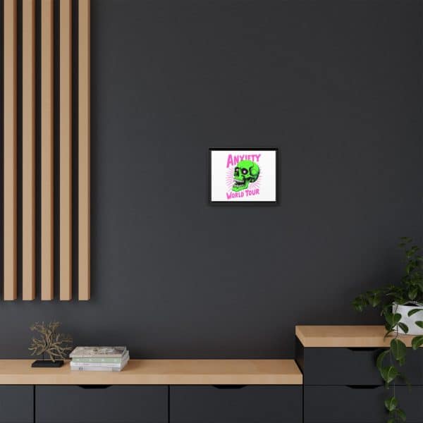 Anxiety World Tour Matte Canvas, Framed (Multi-color) - Image 8