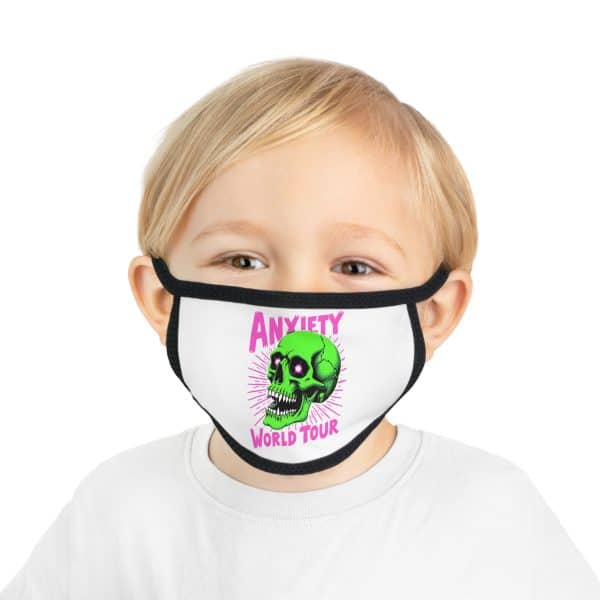 Anxiety World Tour Kid's Face Mask - Image 4