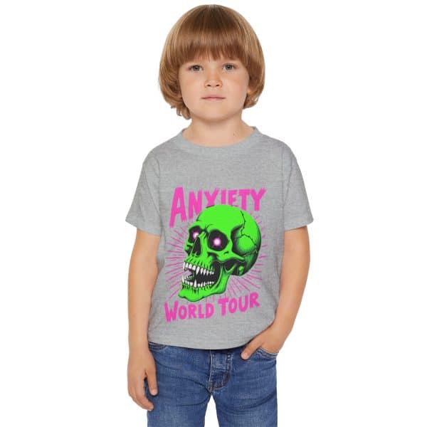 Anxiety World Tour Heavy Cotton™ Toddler T-shirt - Image 7