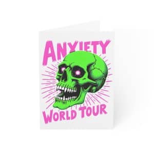 Anxiety World Tour Greeting Cards (1, 10, 30, and 50pcs)