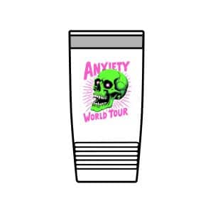 Anxiety World Tour Insulated Tumbler, 20oz
