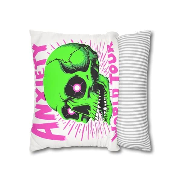 Anxiety World Tour Faux Suede Square Pillowcase - Image 6