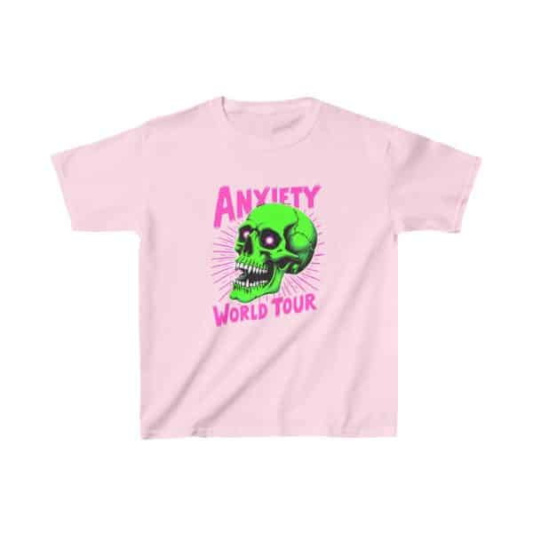 Anxiety World Tour Kids Heavy Cotton™ Tee - Image 15