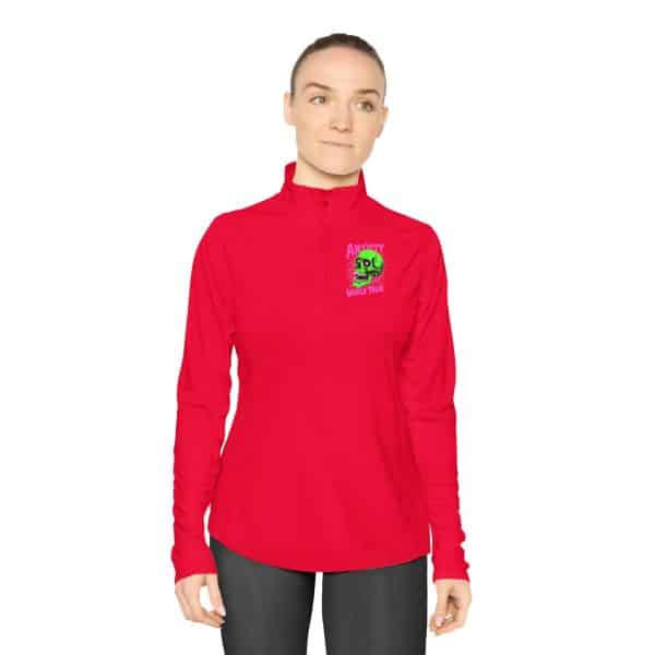Anxiety World Tour Ladies Quarter-Zip Pullover - Image 24