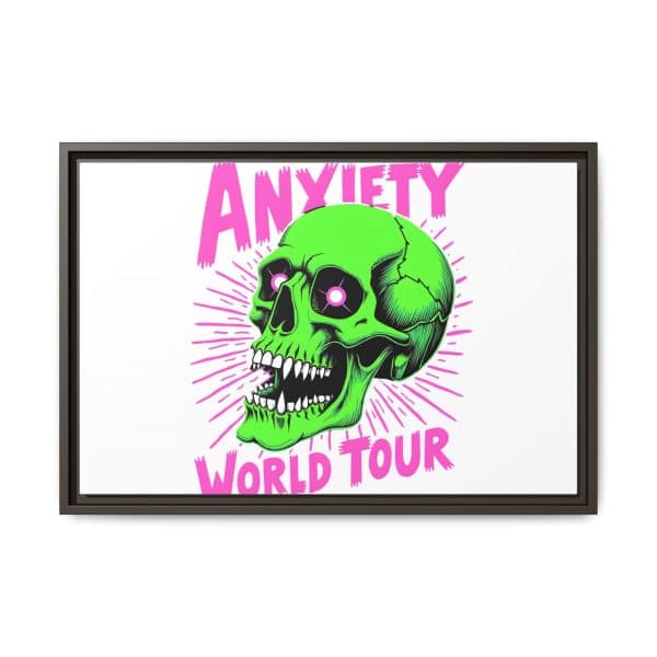 Anxiety World Tour Matte Canvas, Framed (Multi-color) - Image 241