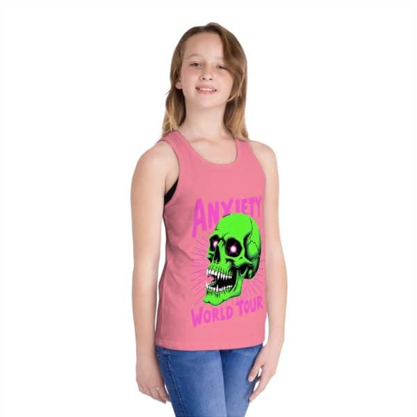 Anxiety World Tour Kid's Jersey Tank Top - Image 15
