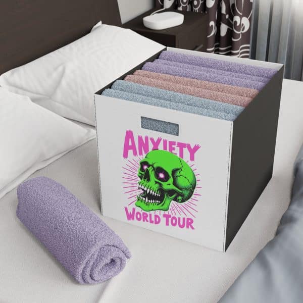 Anxiety World Tour Felt Storage Box - Image 4
