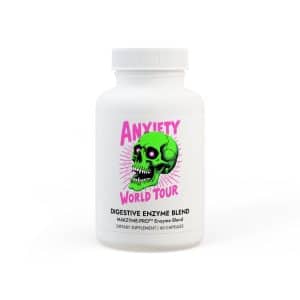 Anxiety World Tour Digestive Enzyme Blend Supplement (60 Capsules)
